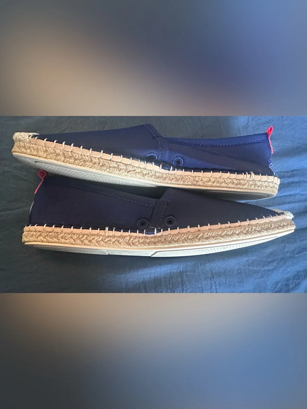 SeaStar Navy Slip-On Shoes with Jute Toe Beachwear / Water Shoes- Women’s Sz 9